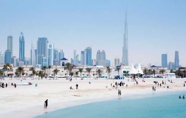 Dubai Beach Front Image