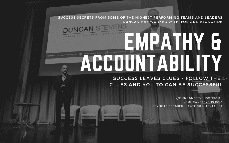 Empathy and accountability for leaders