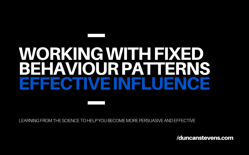 Fixed behaviour patterns